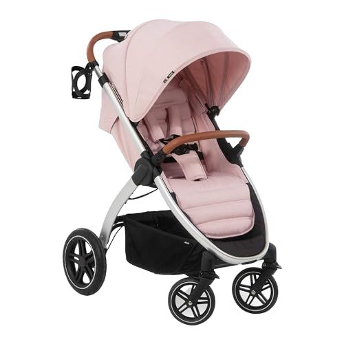 hauck UpTown Silla de Paseo Ligera: Carrito bebé plegable con respaldo reclinable, manillar regulable y portavasos, hasta 25 kg