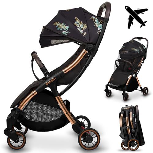 LIONELO Julie One: Carrito para menores hasta 22 kg, regulación del respaldo, plegado sencillo, ruedas resistentes con amortizadores, cesta para compras