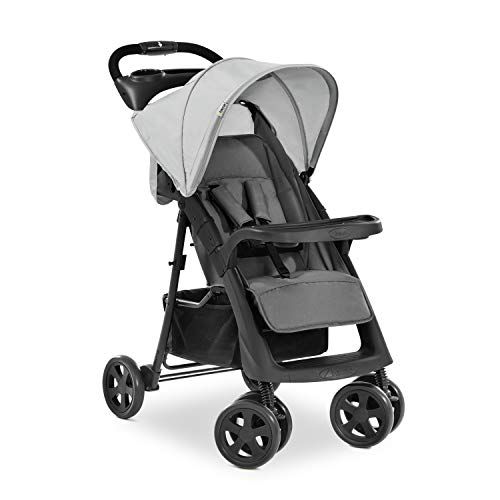 hauck Shopper Neo II Silla de paseo: Desde el nacimiento hasta 25 kg, reclinable y compacta, con portavasos