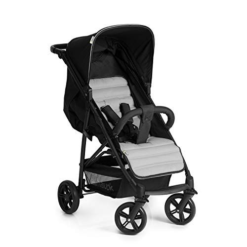 hauck Rapid 4 Silla de paseo: Carrito bebé desde el nacimiento hasta 25 kg, silla paseo ligera, reclinable y con capota XL y cesta grande